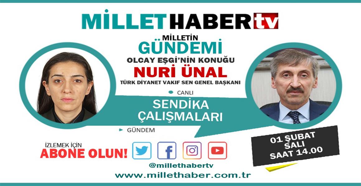GENEL BAŞKANIMIZ "MİLLETİN GÜNDEMİ" PROGRAMININ CANLI YAYIN KONUĞU.